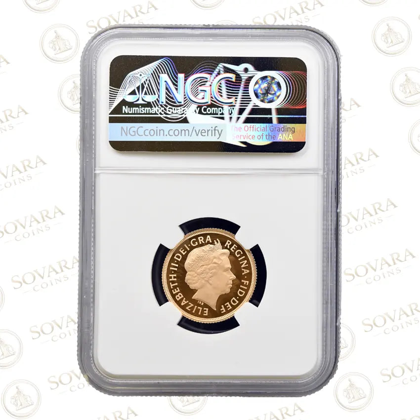 2014 Gold Sovereign Reverse St George and Dragon NGC PF70 Ultra Cameo