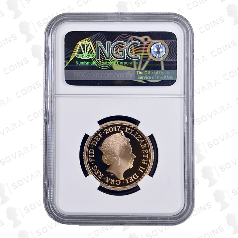 2017 Double Sovereign Gold Proof PF70 Ultra Cameo 200th Anniversary for sale