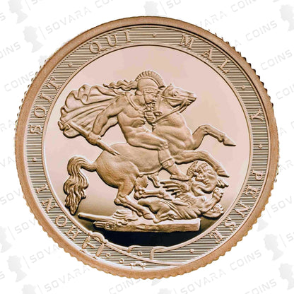 2017 Gold Proof Full Sovereign – 200th Anniversary edition in Royal Mint presentation box with COA