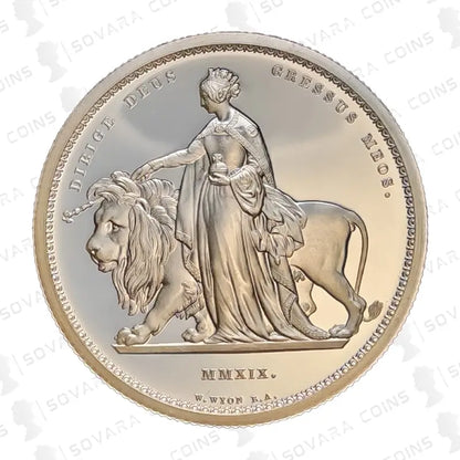2019 2oz Silver Proof Great Engravers Una and the Lion