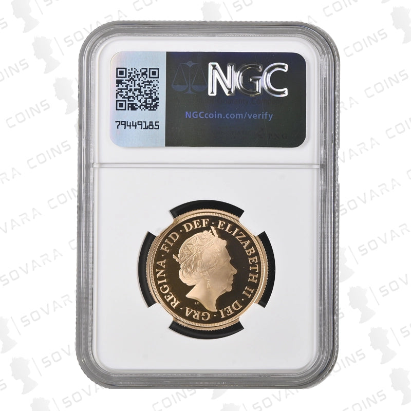 2019 Gold Proof Double Sovereign PF70 Ultra Cameo