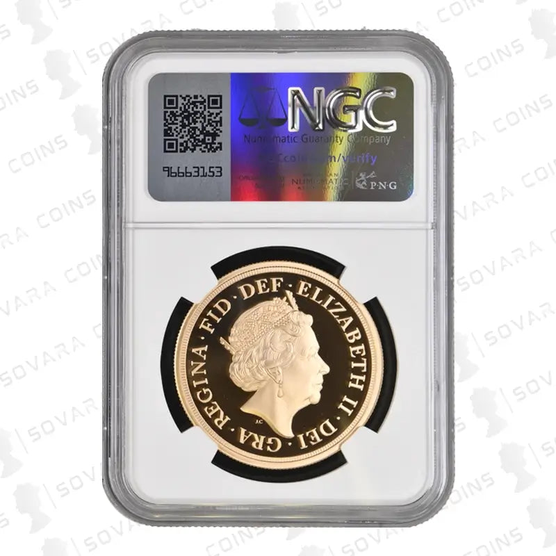 2019 Gold Proof Five Sovereign – NGC PF70 Ultra Cameo