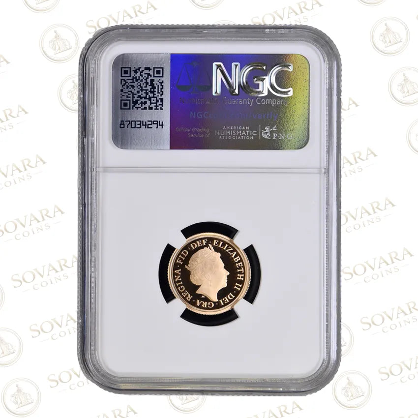 2019 Half Sovereign Reverse Classic Benedetto Pistrucci St George Design NGC PF70
