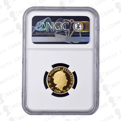 2021 The Gold Standard Quarter Ounce Gold Proof Coin obverse – Queen Elizabeth II portrait PF70 Ultra Cameo