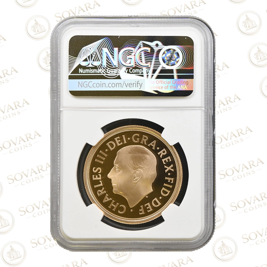 2022 Gold Proof Five Sovereign PF70 Ultra Cameo - Memorial