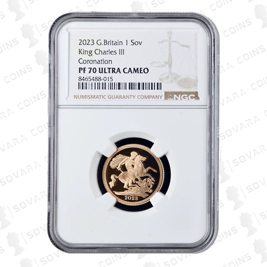 2023 Coronation Full Gold Proof Sovereign – NGC PF70 Ultra Cameo