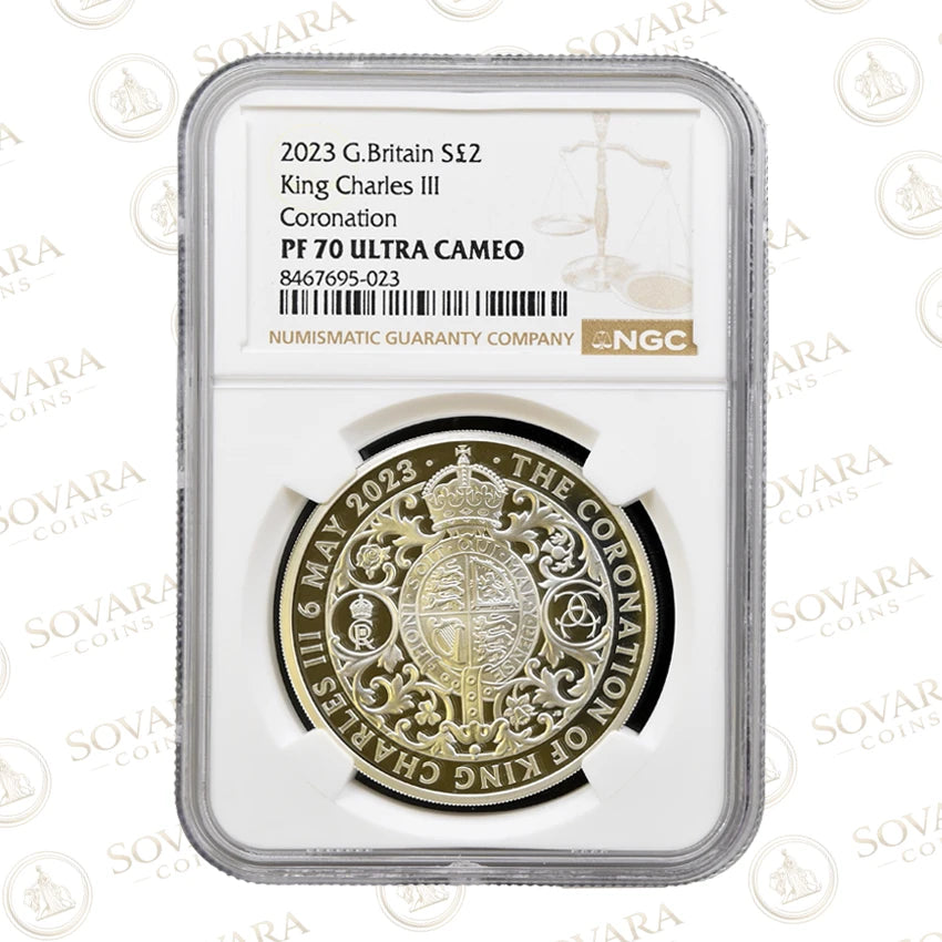 2023 Coronation King Charles III 1oz silver proof NGC PF70 Ultra Cameo graded slab