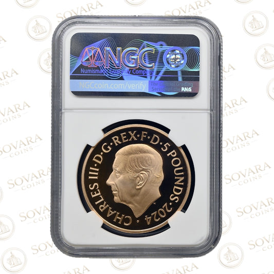 2024 Buckingham Palace £5 proof coin King Charles III portrait