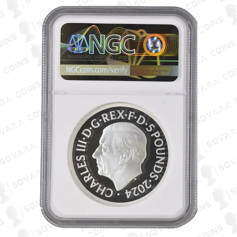 2024 The Great Engravers St. George & The Dragon 2oz Silver Proof PF70 Ultra Cameo