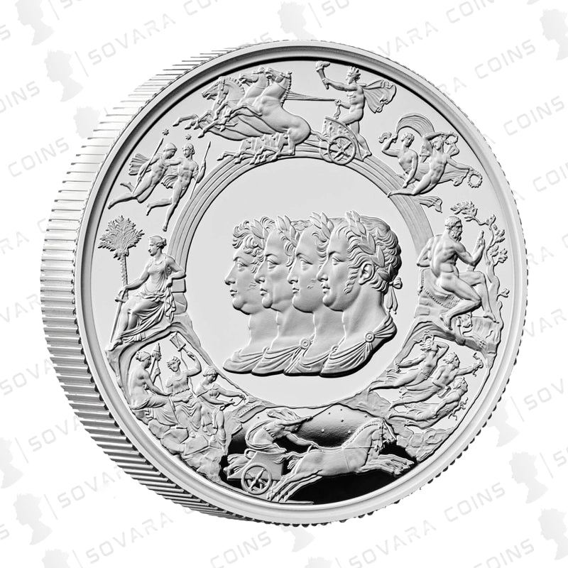 2024 The Great Engravers Waterloo Medal – Allied Leaders 2oz Silver Proof Coin