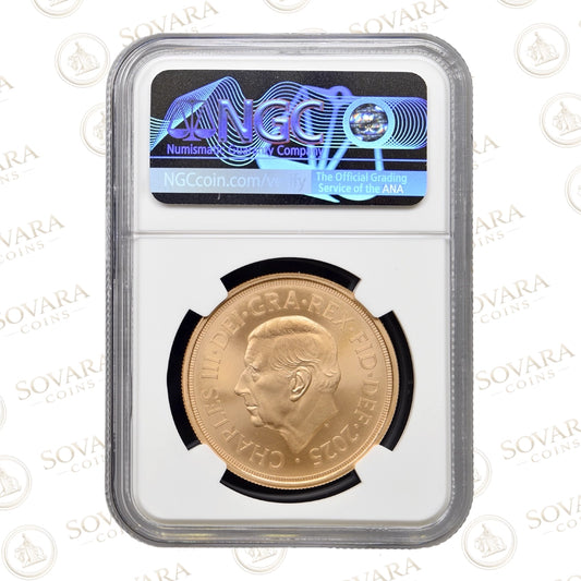 2025 £5 sovereign King Charles III portrait matte finish