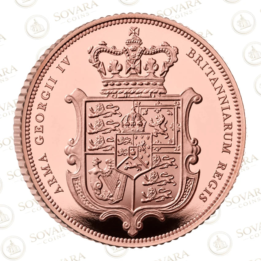2025 Proof Sovereign Reverse Remastered Jean Baptiste Merlen Shield Design