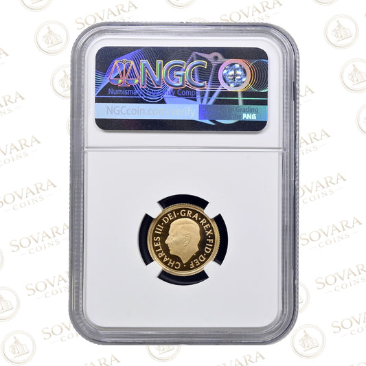 2026 Gold Proof Half Sovereign PF70 Ultra Cameo the return to yellow gold.