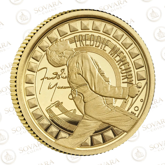 Freddie Mercury 2025 1/40oz Gold Proof Coin Music Legends Royal Mint