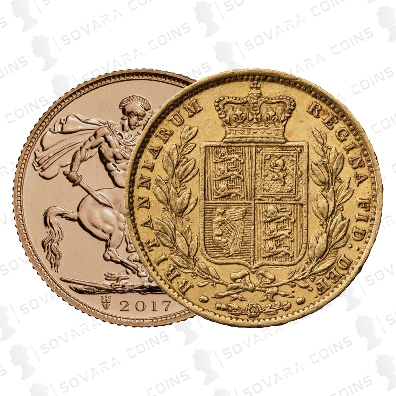A Celebration of the Life & Craftsmanship of Benedetto Pistrucci Two‑Coin Gold Set