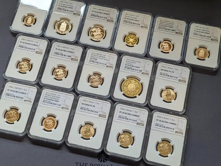 Sell your graded gold sovereigns to Sovara Coins — top prices paid for NGC and PCGS certified coins